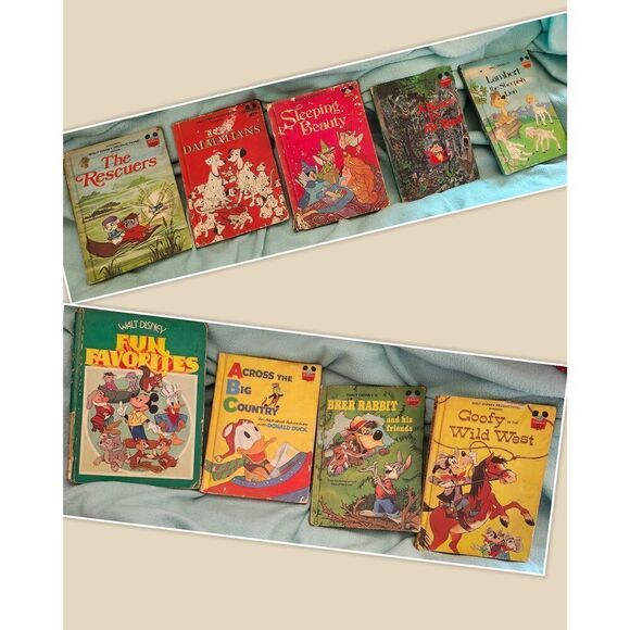 Disney Vintage Books lot of 9 A Scare For Mr. TOAD (1985) F. Lambert The Sheepis - Picture 2 of 12